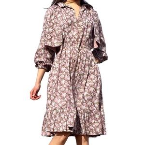 70s 2pc dress and vest set